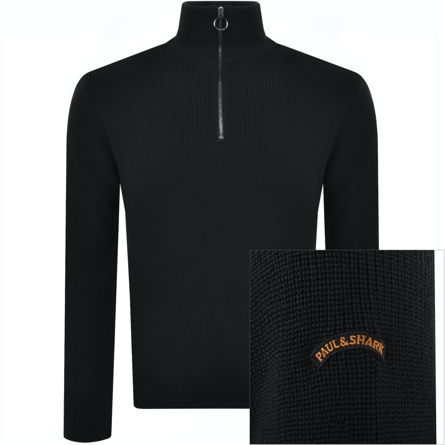 Paul and shark jumper black store